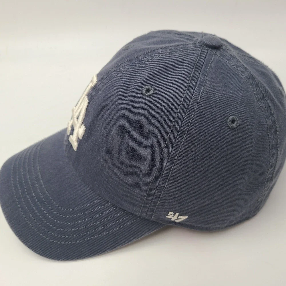 Los Angeles Dodgers Hat Fitted M 47 Brand Franchise Blue White MLB Baseball Men